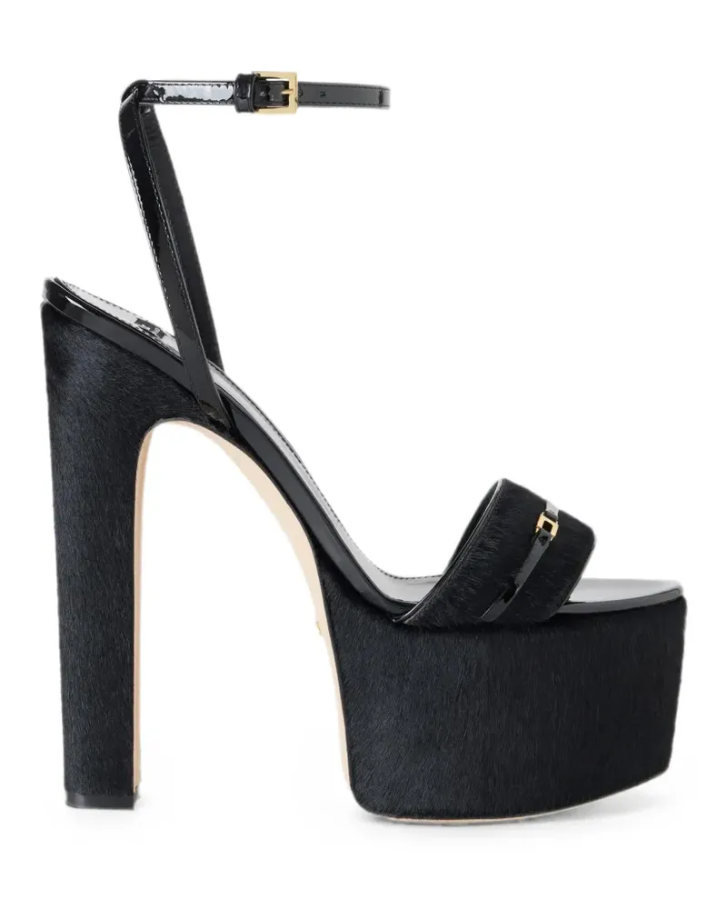 Elisabetta Franchi Sandalen aus Rindsleder - Schwarz Schwarz
