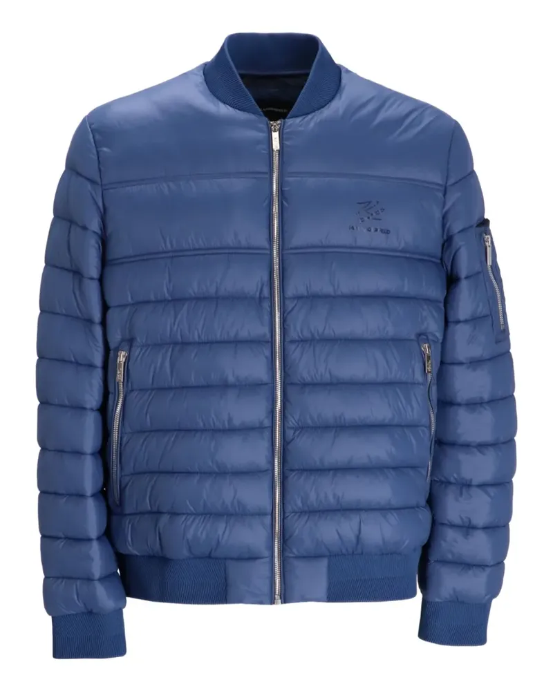 Karl Lagerfeld Gesteppte Bomberjacke - Blau Blau