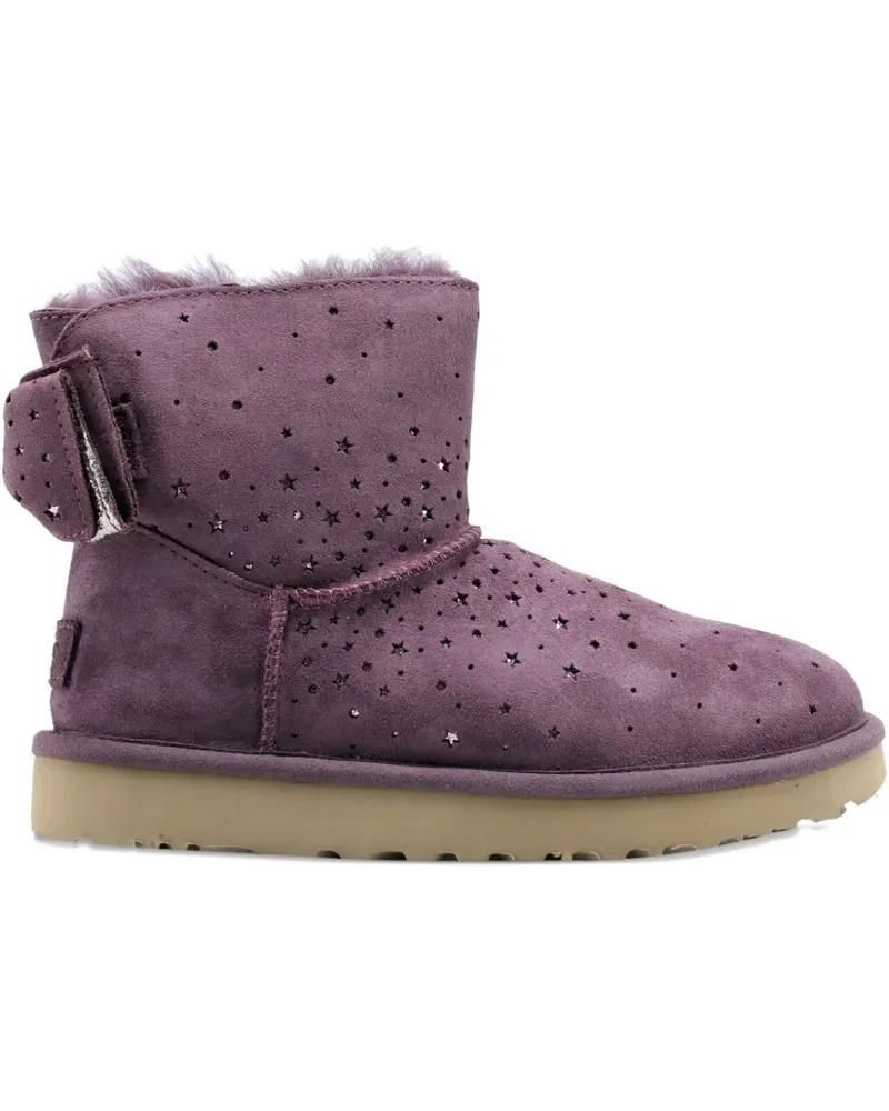 UGG Classic Mini Stargirl Bow Port Purple Stiefel - Violett Violett
