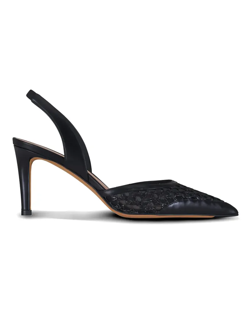 Kiton Court slingback pumps - Schwarz Schwarz