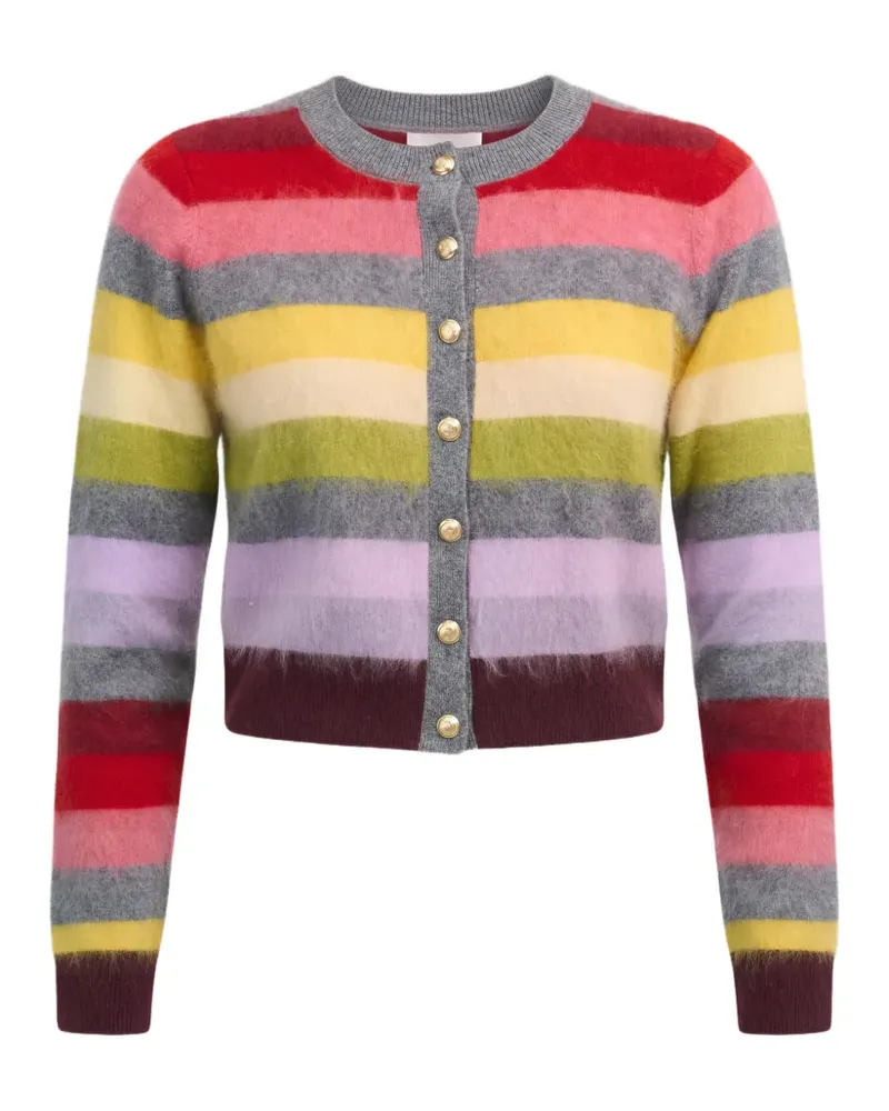 Cinq à Sept Cyndi striped cardigan - Grau Grau