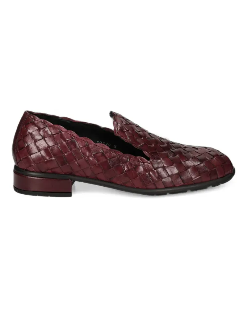 Pons Quintana Loafer mit Webmuster - Rot Rot