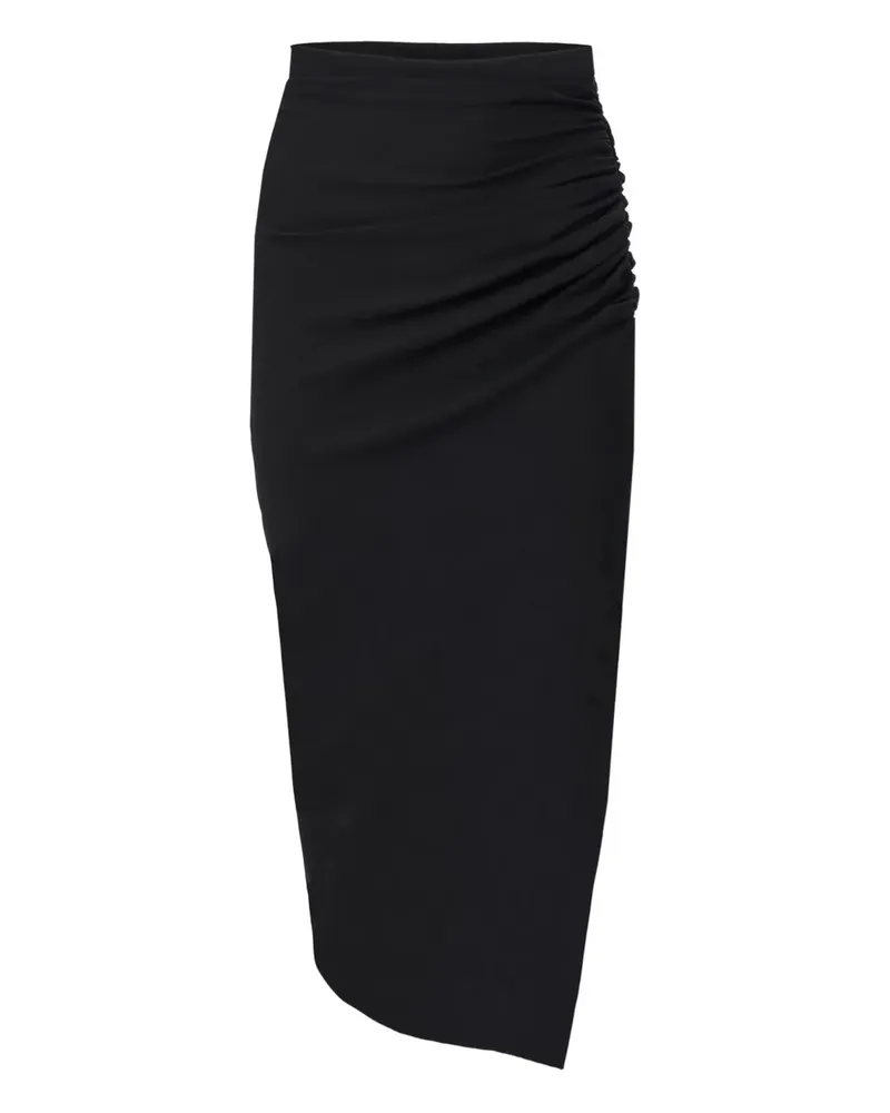 Carolina Herrera New York Asymmetrischer Rock - Schwarz Schwarz