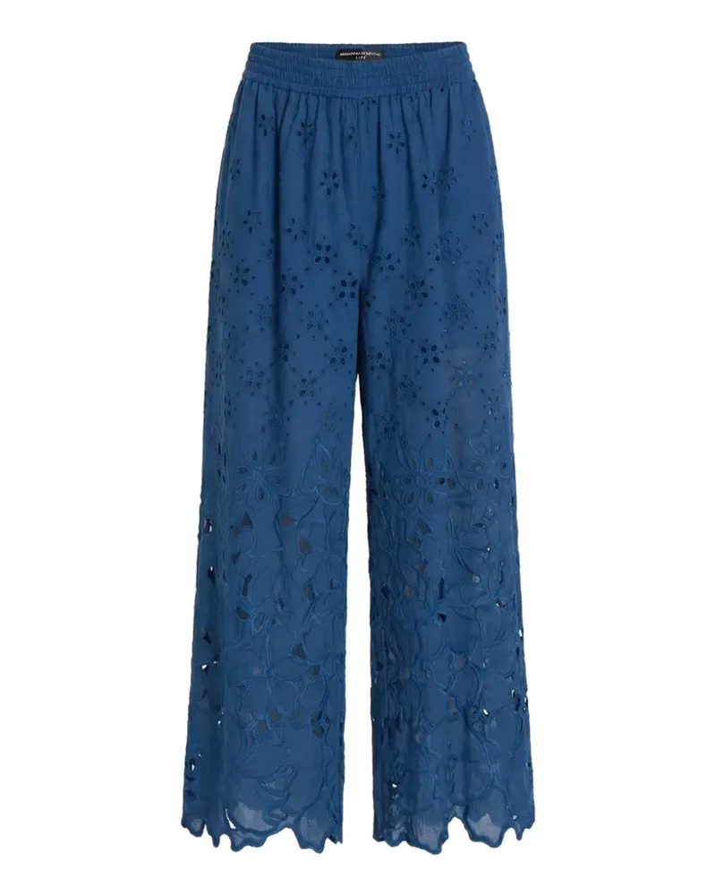 Ermanno Scervino openwork trousers - Blau Blau