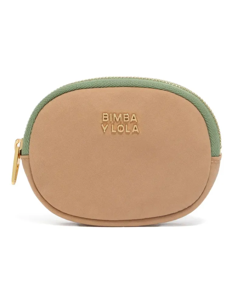 BIMBA Y LOLA Portemonnaie mit Logo - Nude Nude