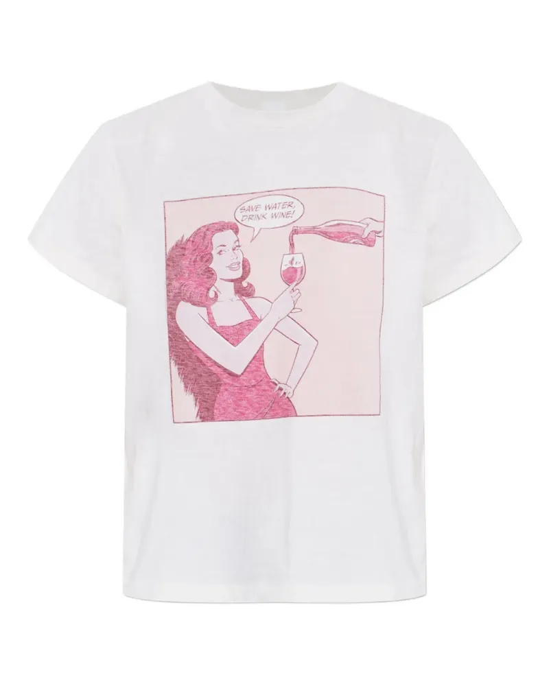 RE/DONE printed T-shirt - Weiß Weiß