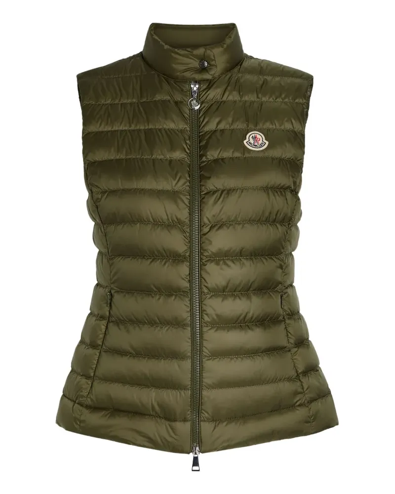 Moncler zipped padded waistcoat - Grün Grün