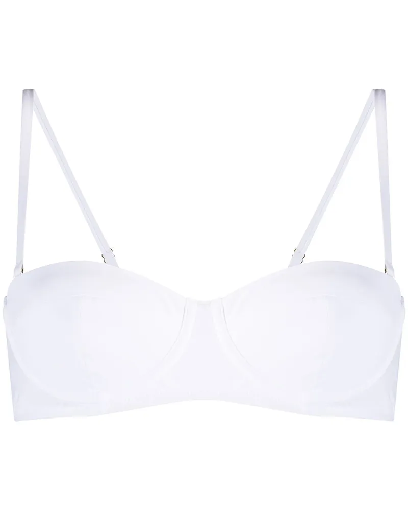 Dolce & Gabbana Klassisches Bikinioberteil - Weiß Weiß
