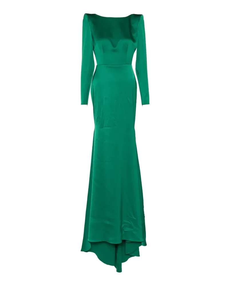 Alex Perry Langärmeliges Abendkleid - Grün Grün