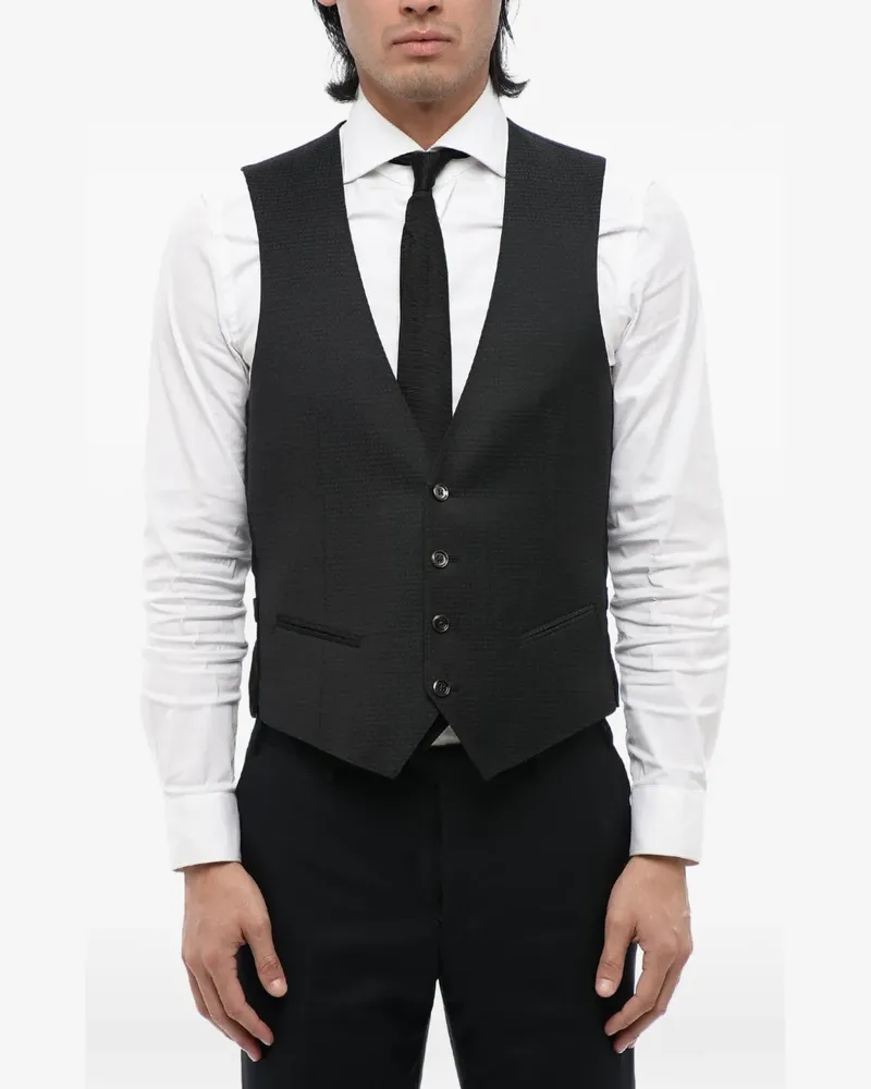 Corneliani single-breasted waistcoat - Grau Grau