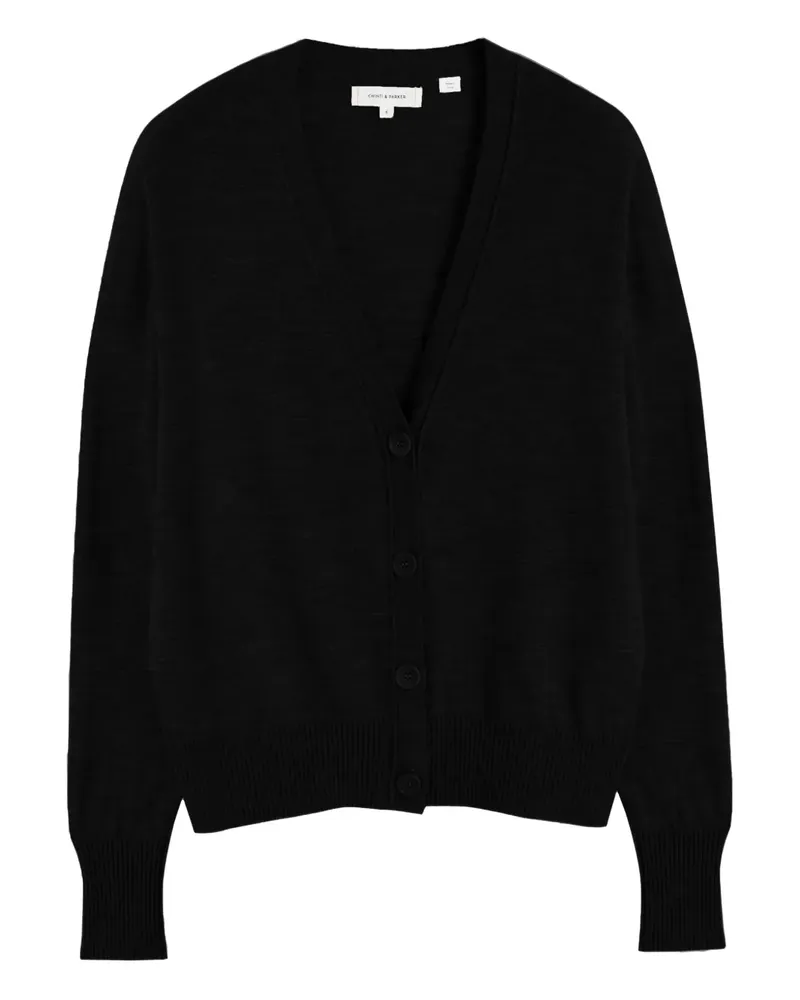 Chinti & Parker Cardigan mit V-Ausschnitt - Schwarz Schwarz