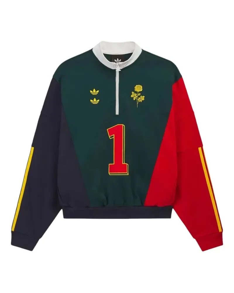 adidas x Chavarria Watsonville quarter-zip sweatshirt - Grün Grün