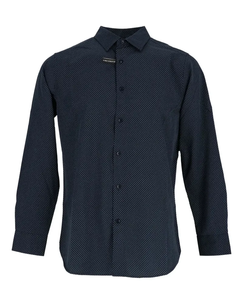 Scotch&Soda Hemd mit Polka Dots - Blau Blau