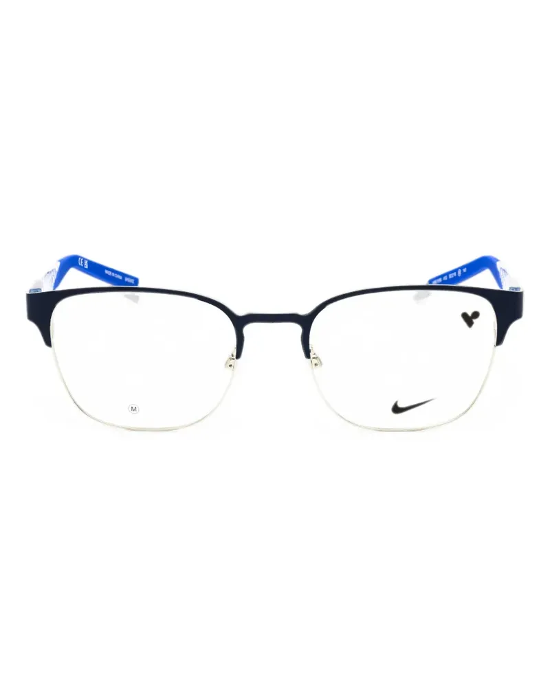 Nike rectangle-frame glasses - Blau Blau