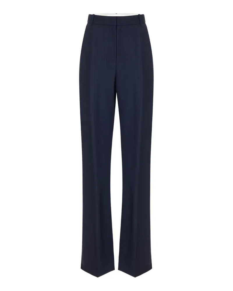 Elisabetta Franchi pinstriped palazzo pants - Blau Blau