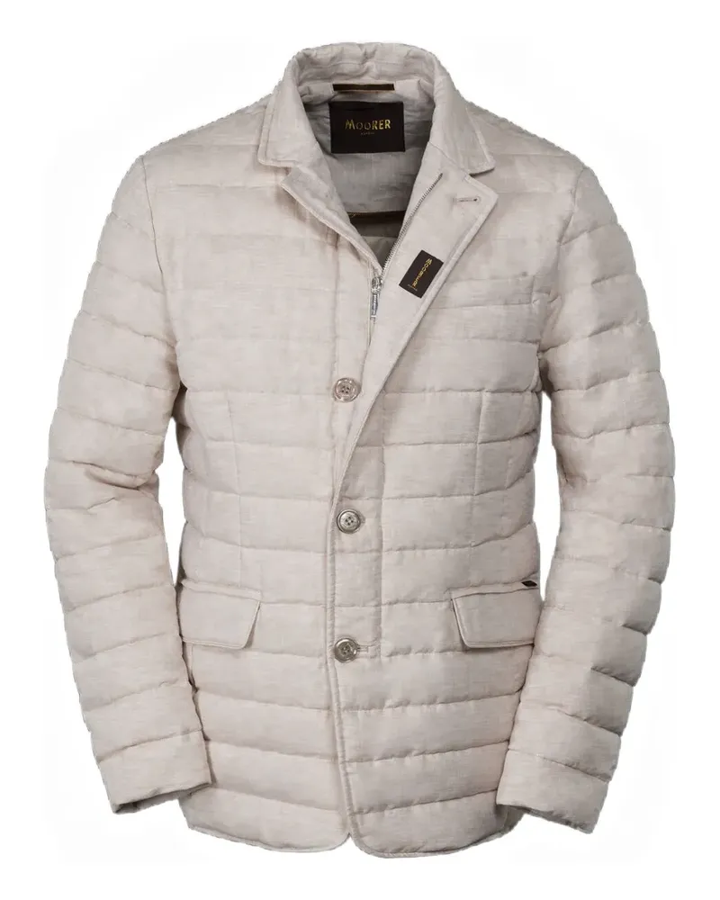 MOORER Zavyer-Lsn padded jacket - Nude Nude