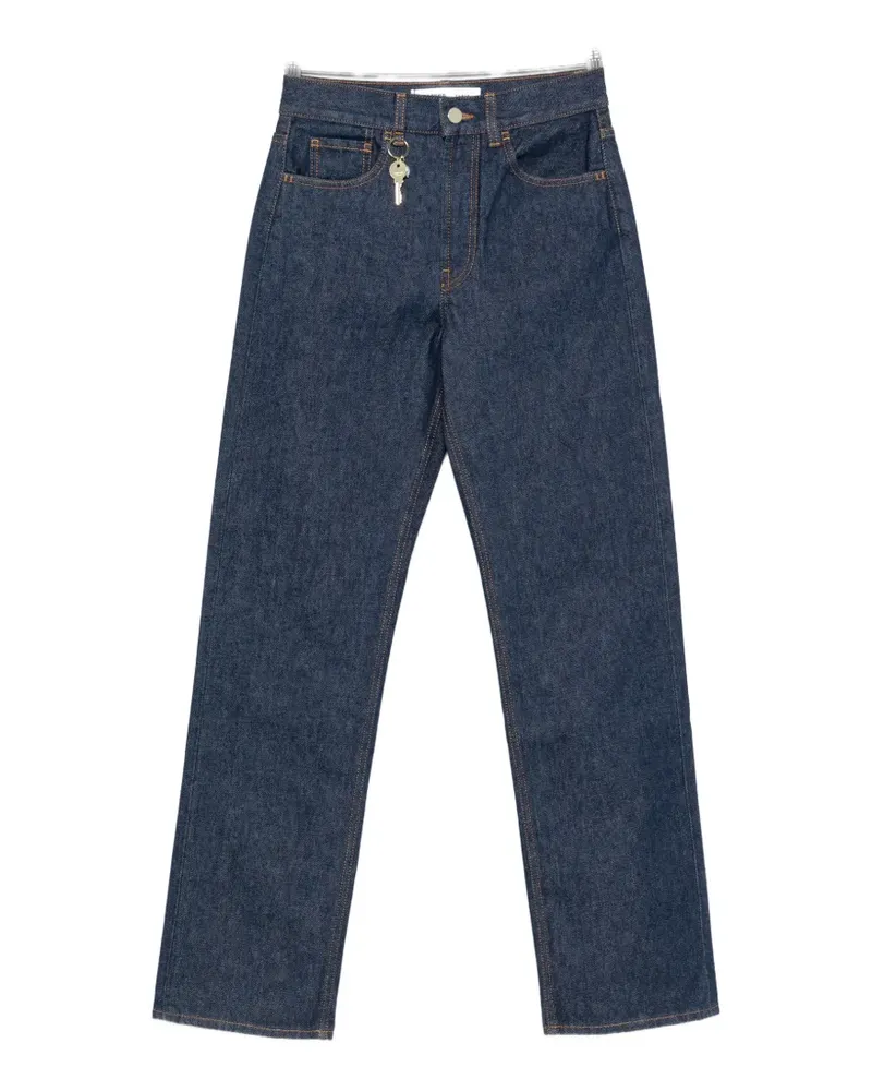 Carven key-charm straight-leg jeans - Blau Blau