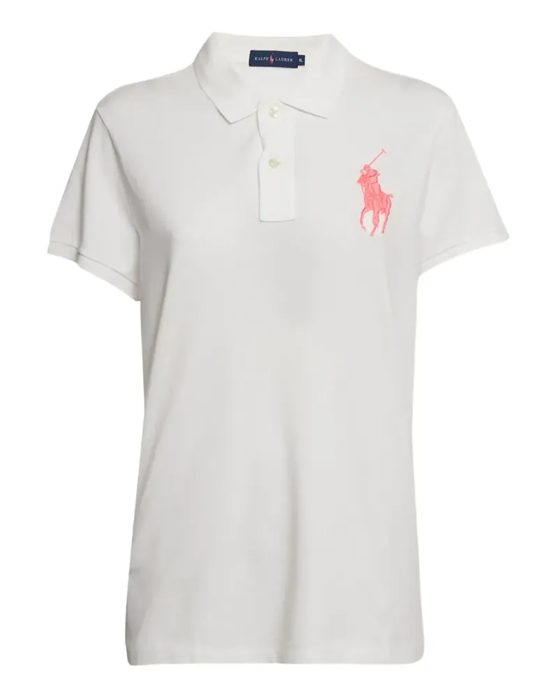 Ralph Lauren Poloshirt mit Logo-Stickerei - Weiß Weiß