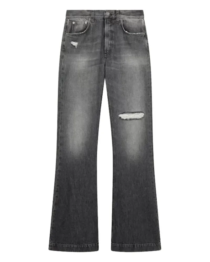 Dondup Jeans mit weitem Bein - Schwarz Schwarz