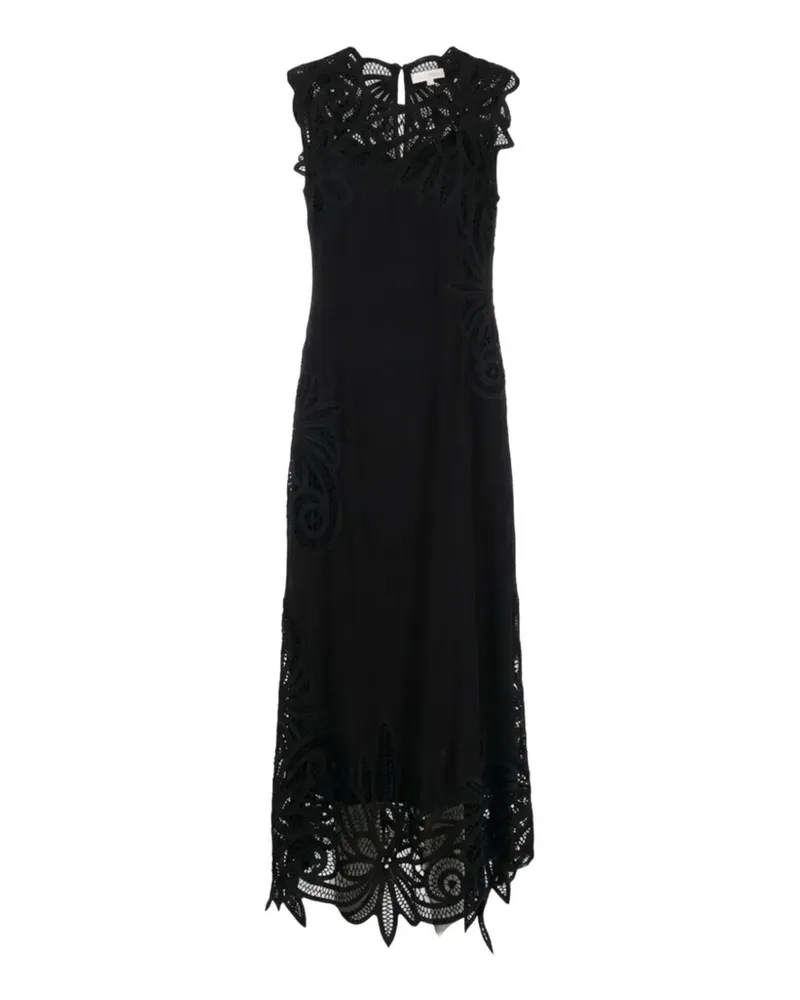 Ulla Johnson Idra lace-embroidered maxi dress - Schwarz Schwarz