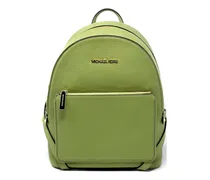 Adina Rucksack aus strukturiertem Leder - Grün