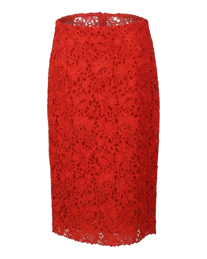 Valentino Garavani Rock mit Blumenmuster - Rot Rot