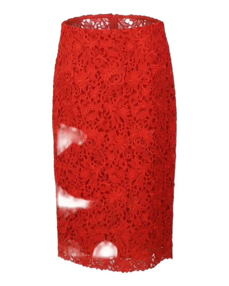 Valentino Garavani floral skirt - Rot Rot