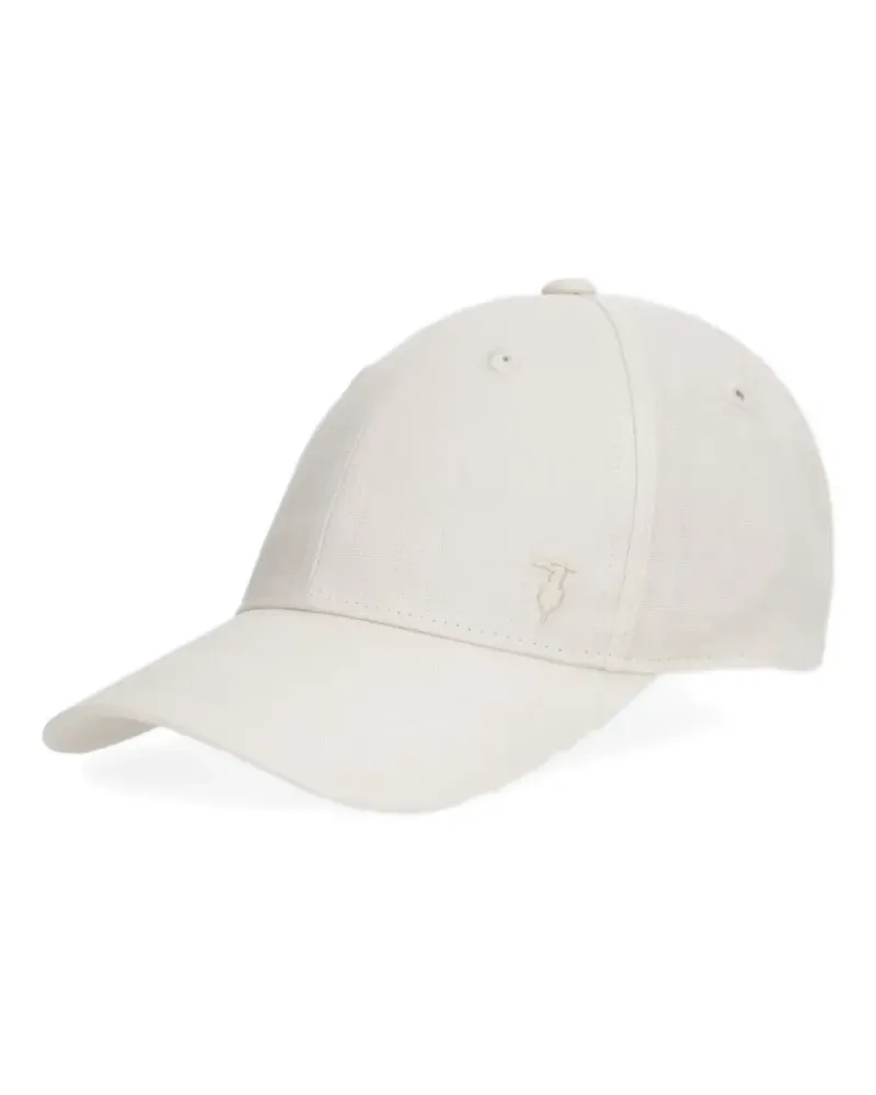 Trussardi logo-embroidered baseball cap - Nude Nude