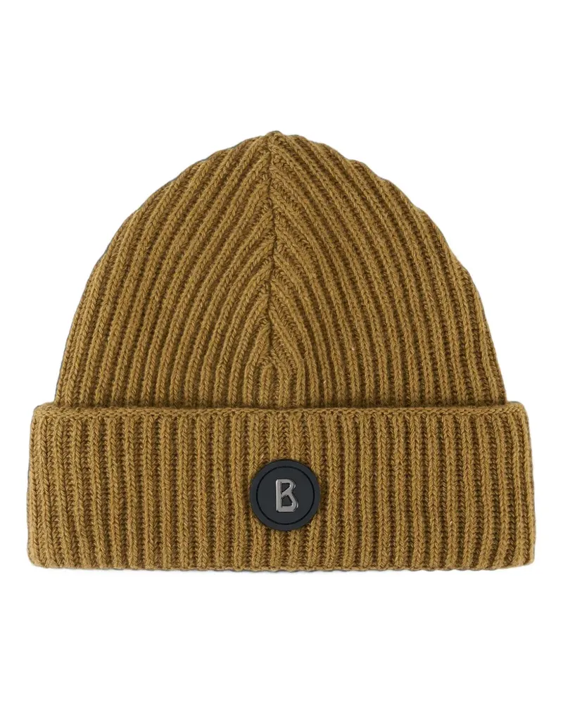 Bogner Gustav ribbed-knit beanie hat - Gelb Gelb