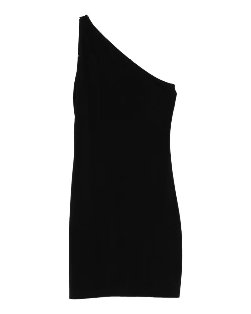 Norma Kamali one-shoulder mini dress - Schwarz Schwarz