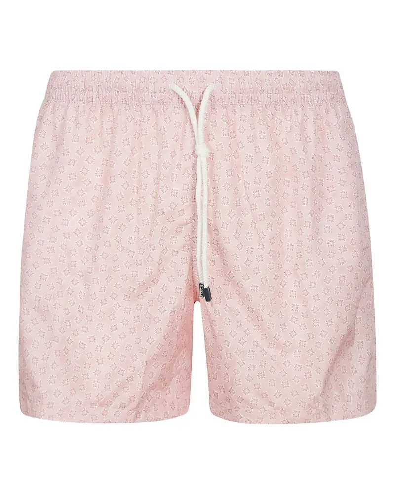 Fedeli Gemusterte Badehose mit Kordelzug - Rosa Rosa