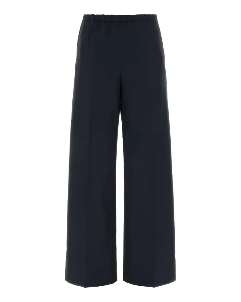 Moncler cotton palazzo pants - Blau Blau