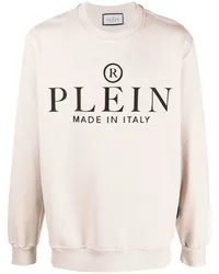 Philipp Plein Pullover mit rundem Ausschnitt Nude