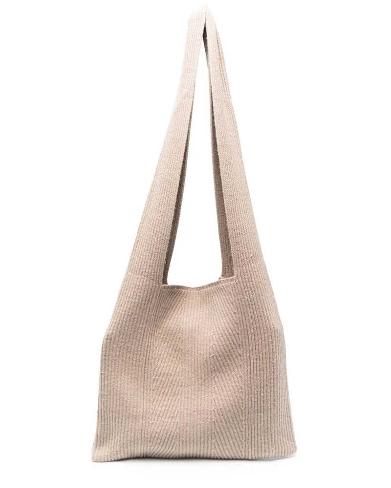 Joseph Ryan Handtasche aus geripptem Strick - Nude Nude