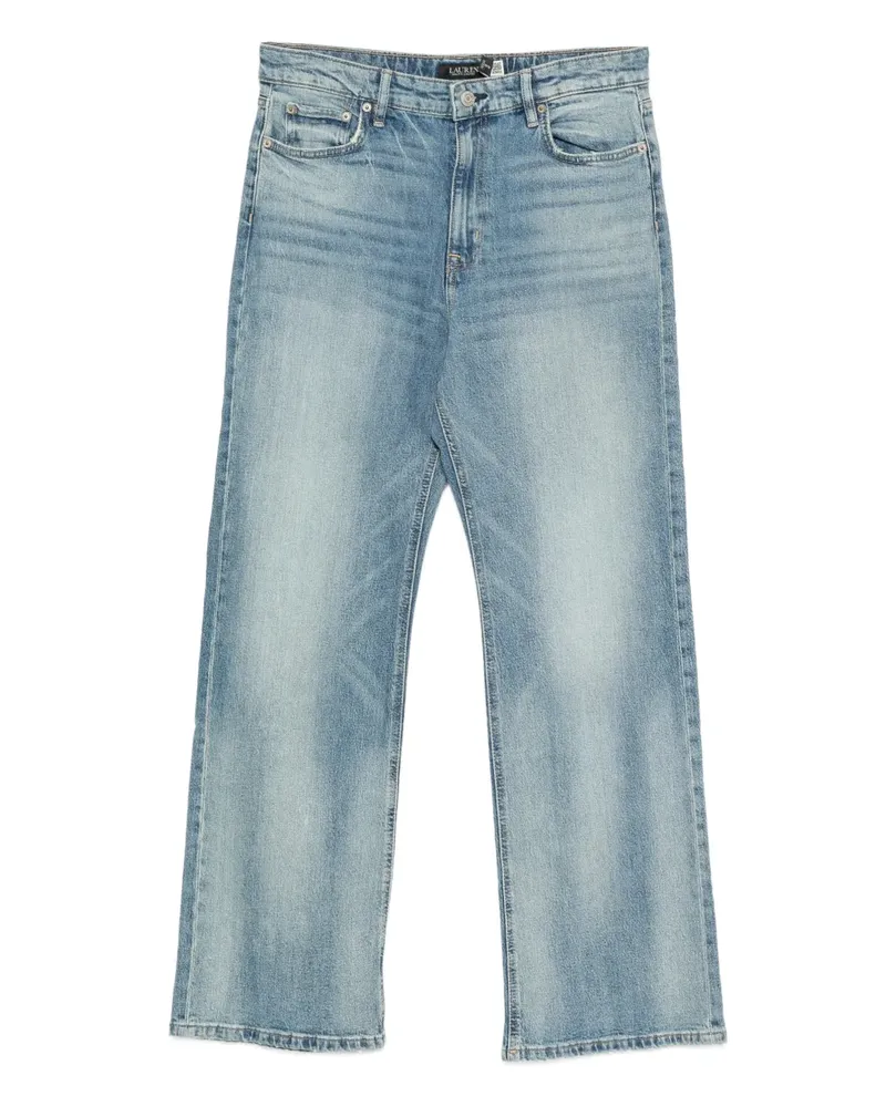 Ralph Lauren Ausgeblichene Jeans mit Logo - Blau Blau