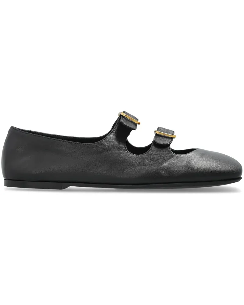 Attilio Giusti Leombruni Ceramic Ballerinas - Schwarz Schwarz