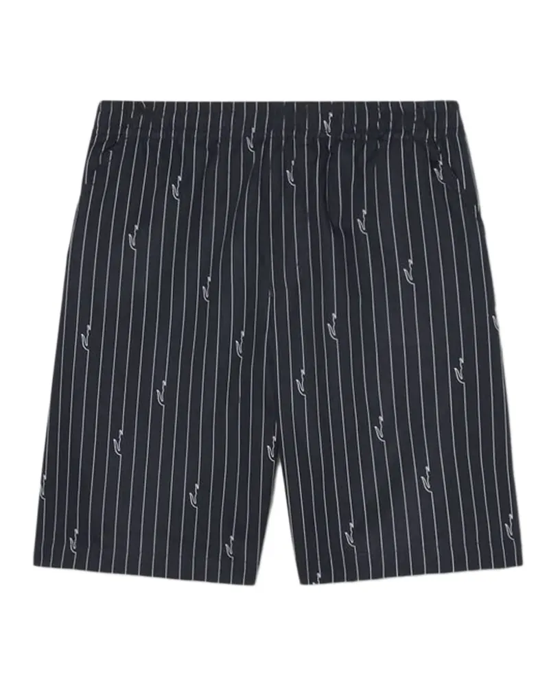 Lacoste crocodile-print shorts - Blau Blau