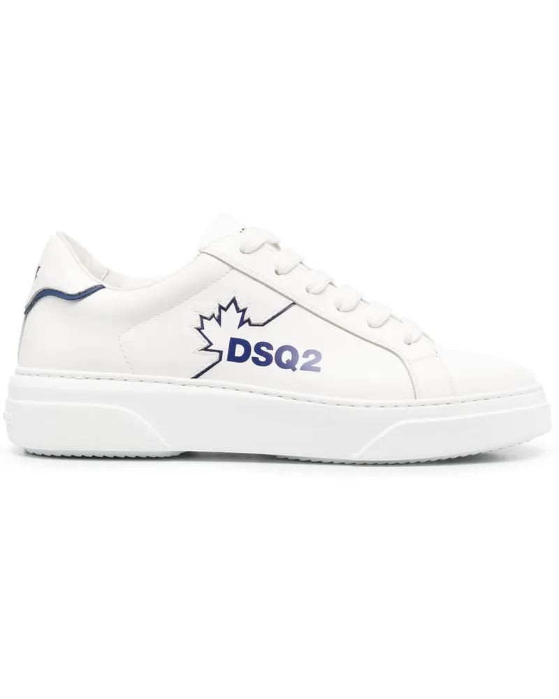 Dsquared2 Sneakers mit Logo-Print - Weiß Weiß