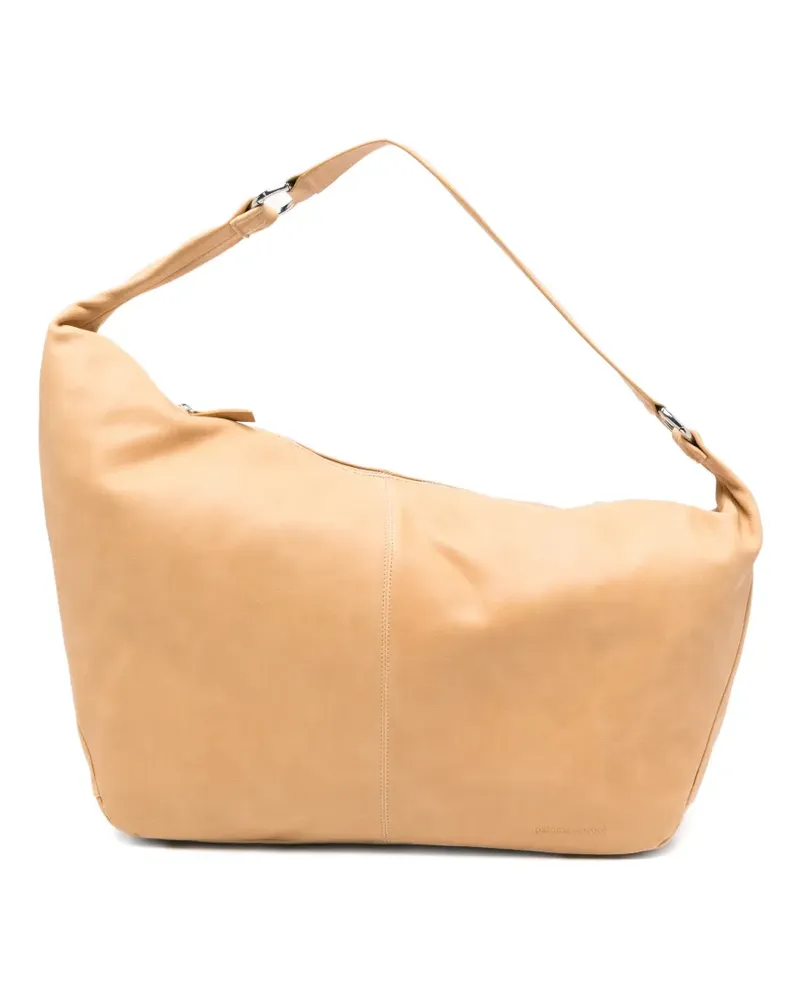 Paloma Wool Big Dry leather tote bag - Nude Nude