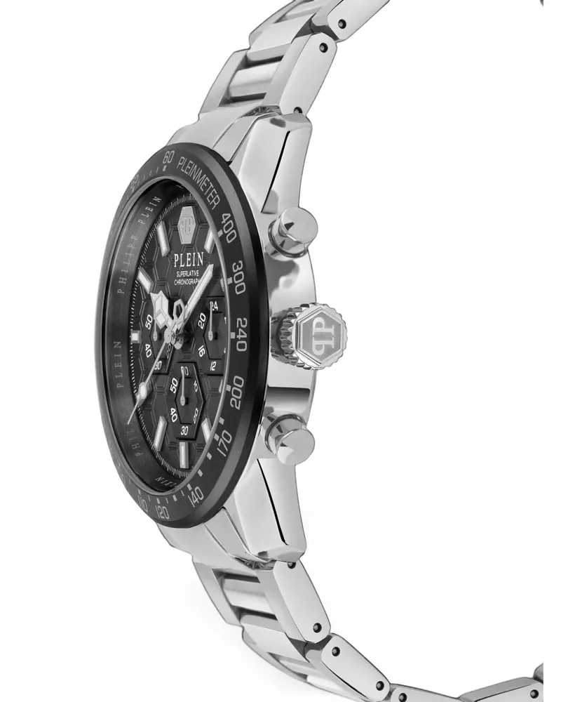 Philipp Plein Pleinmeter 44mm watch - Schwarz Schwarz