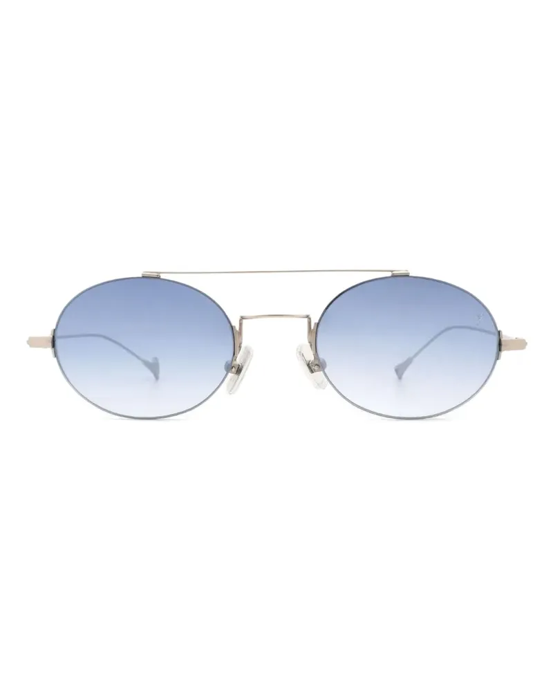 Eyepetizer Sonnenbrille mit rundem Gestell - Blau Blau