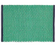 Geflochtene Fußmatte - Grün