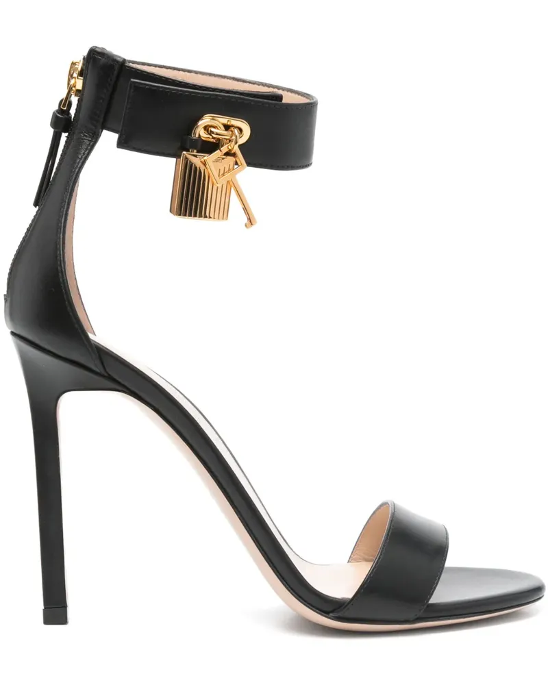 Tom Ford Sandalen mit Schloss 105mm - Schwarz Schwarz