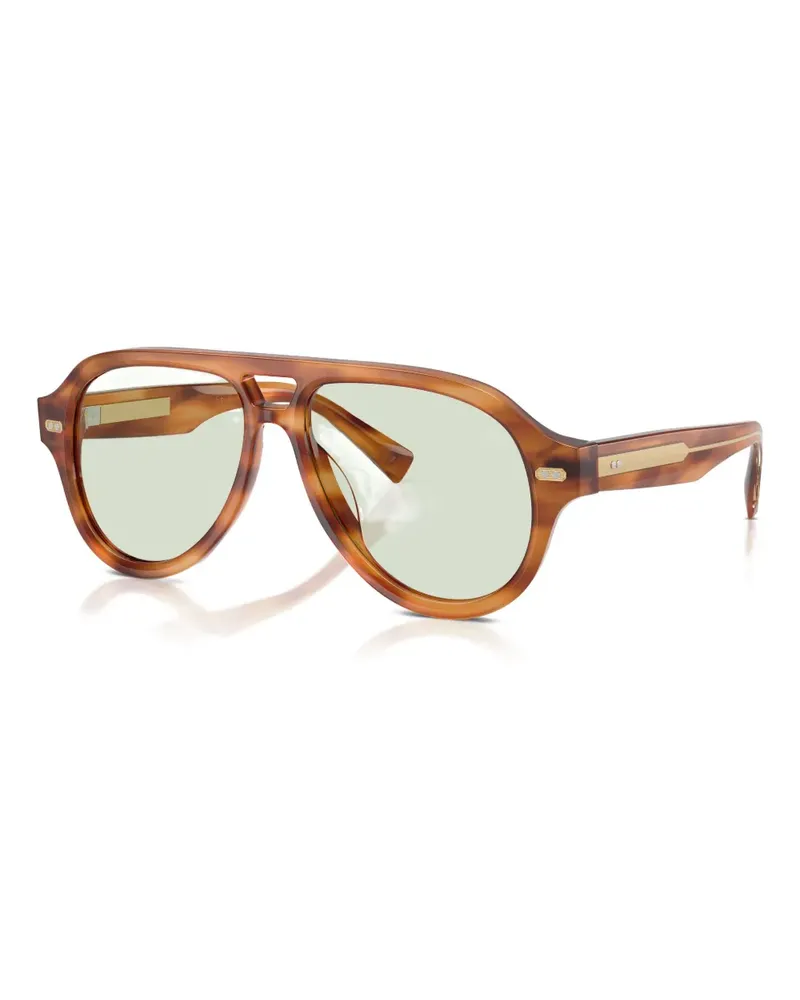 Brunello Cucinelli pilot-frame sunglasses - Braun Braun