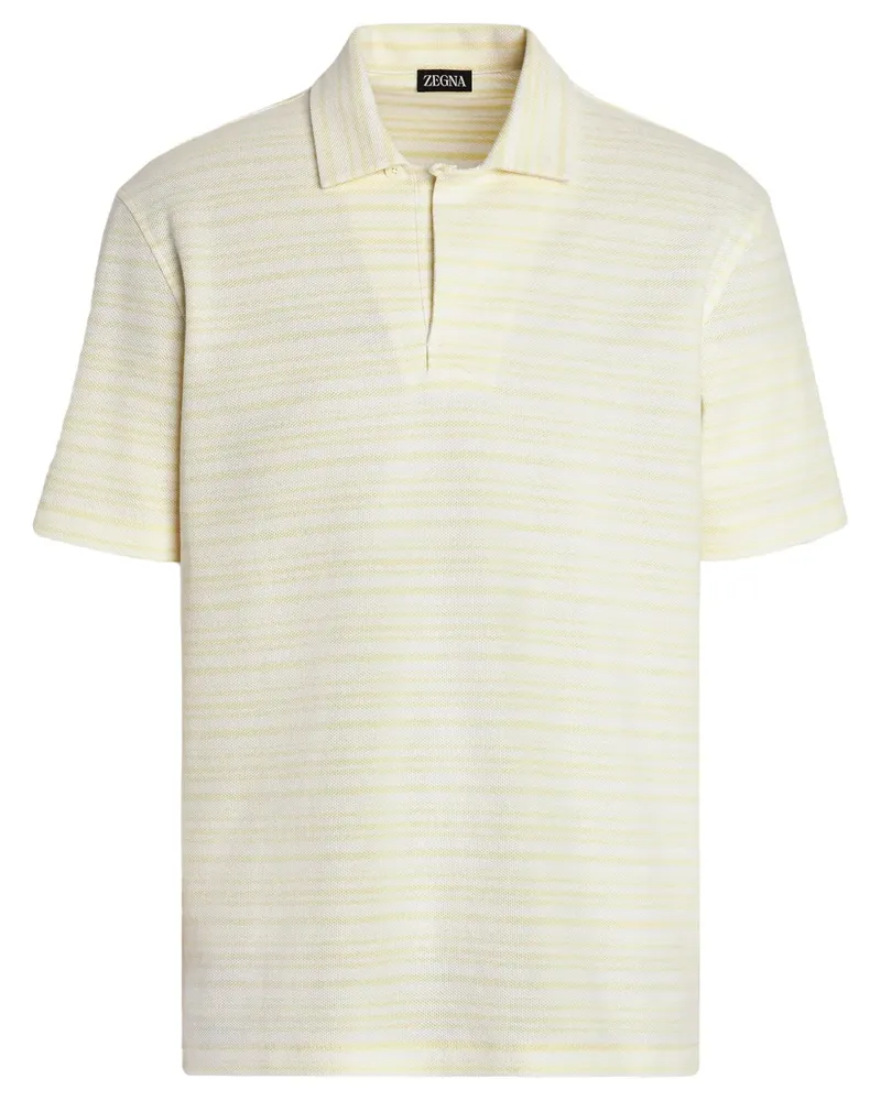Ermenegildo Zegna Klassisches Poloshirt - Gelb Gelb
