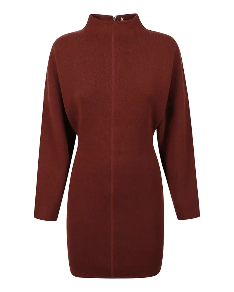 Max Mara raised-seam knitted mini dress - Rot Rot