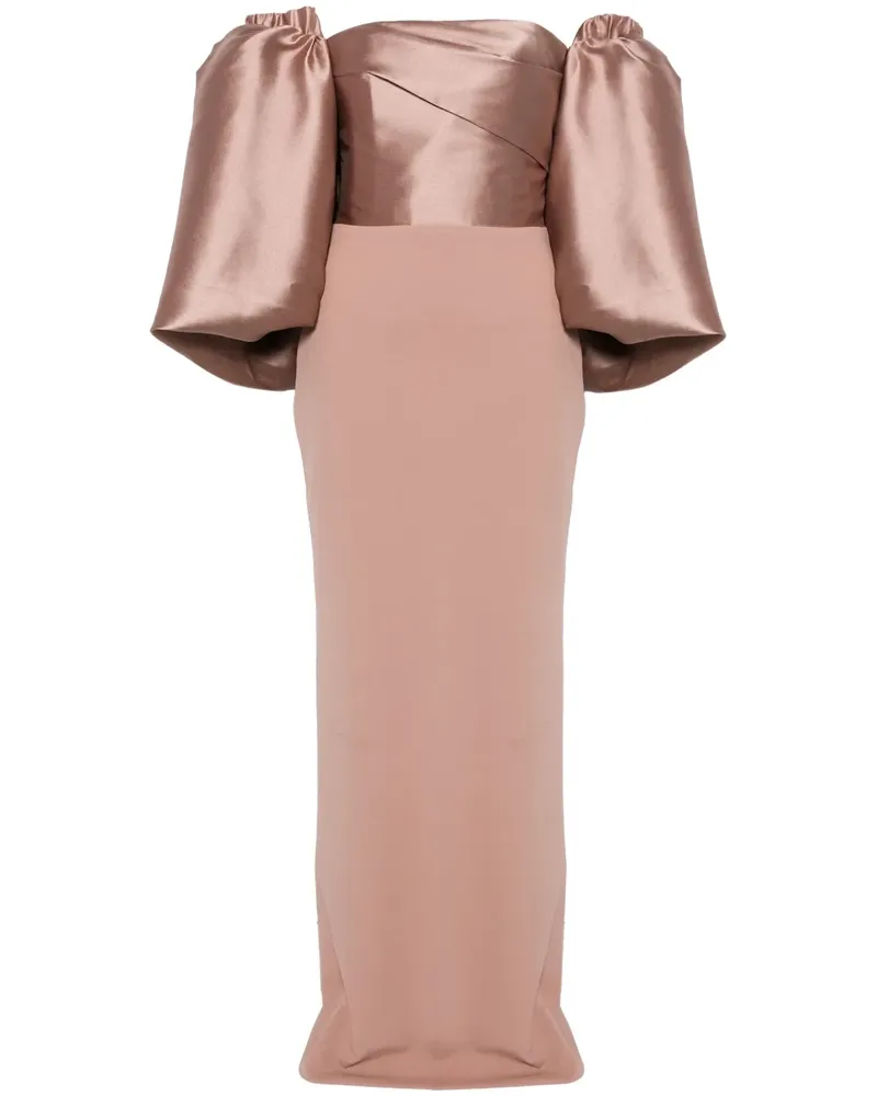 Solace London Floris Maxikleid - Rosa Rosa