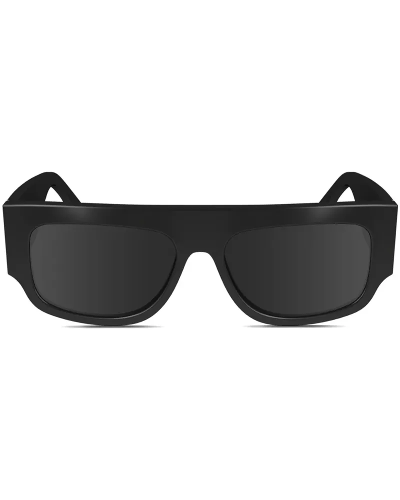 Victoria Beckham Sonnenbrille mit eckigem Gestell - Schwarz Schwarz