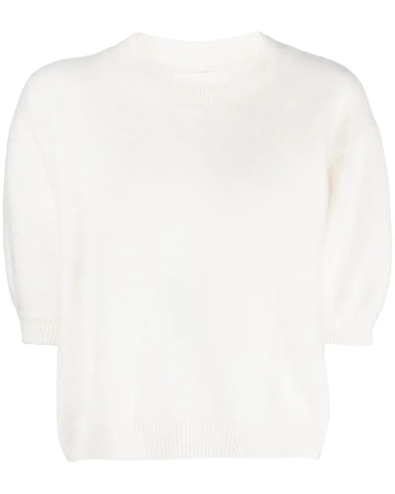 Lisa Yang Kaschmirpullover mit Rundhalsausschnitt - Nude Nude