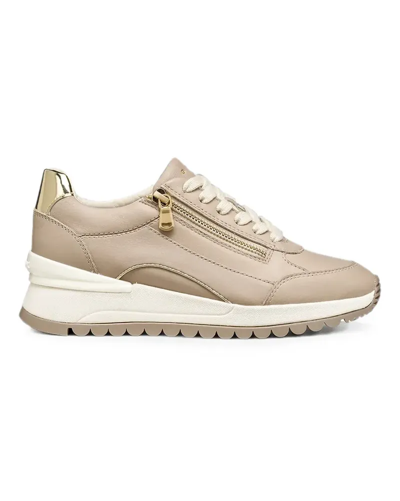 Geox Desya Sneakers mit Reißverschluss - Nude Nude